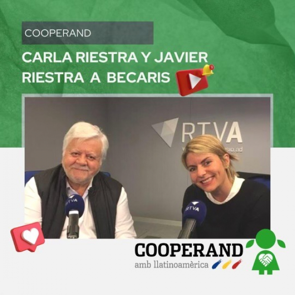 Cooperand i Javier Riestra en BECARIS:  15 años de voluntariado!!!